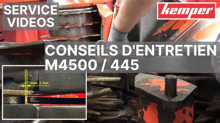 Optimisation des services de maintenance pour la r&eacute;colte m&eacute;canis&eacute;e